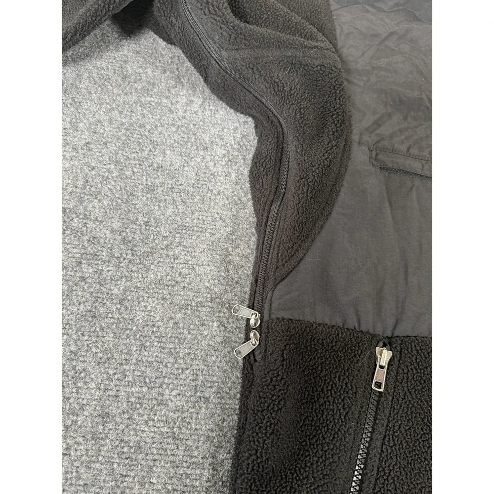 Vintage‎ The North Face Denali Jacket Mens Medium Black Polartec Fleece Full Zip